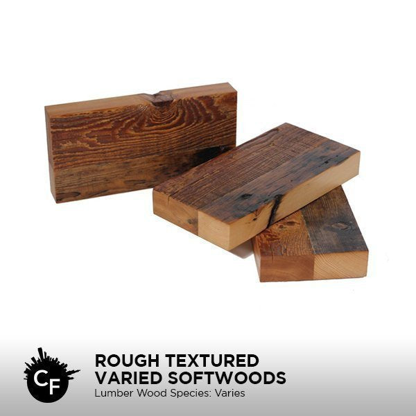 Rough Textured Varied Softwoods
