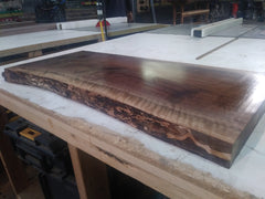 Walnut natural live edge rustic rough slab  lumber wood for Shelf