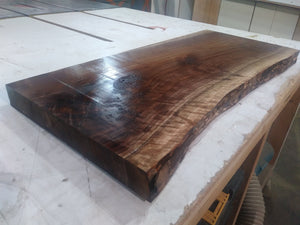 Walnut natural live edge rustic rough slab  lumber wood for Shelf