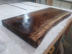 Walnut natural live edge rustic rough slab  lumber wood for Shelf