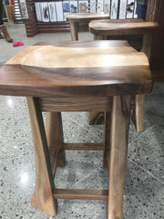 Walnut Maple live edge Stools