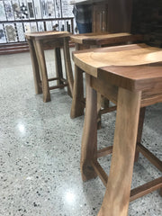 Walnut Maple live edge Stools