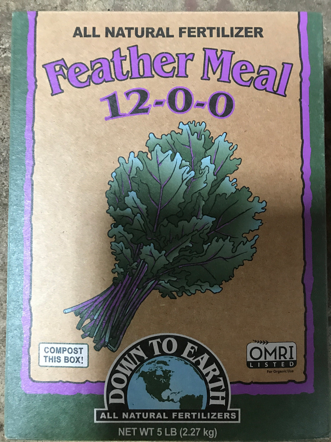 Down To Earth Feather MEAL 5LB