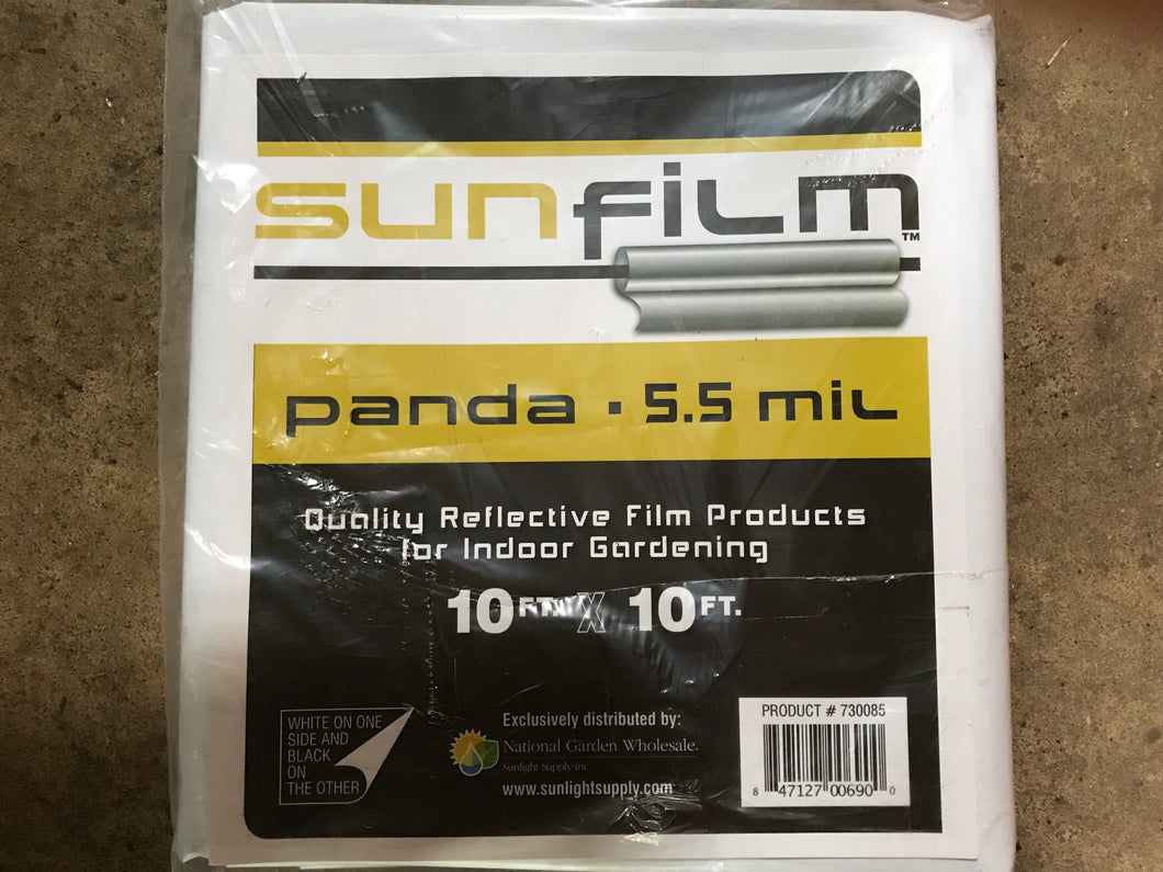 SunFilm Black & White Panda Film 10 ft x 10 ft Folded & Bagged