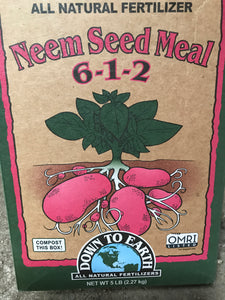 Down To Earth Neem Seed Meal (Sul-Po-Mag) - 5 LB